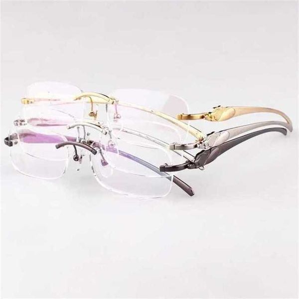 

designer sunglasses sunglasses for women square metal eyeglasses clear transparent panther men optical frames women prescription pchromic gl, White;black