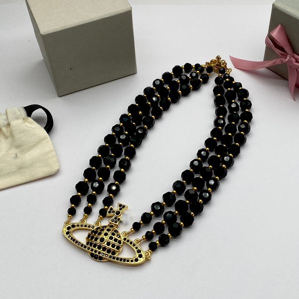 

designer pendant necklaces letter vivian chokers luxury women fashion jewelry metal pearl necklace cjeweler westwood 564fd, Silver