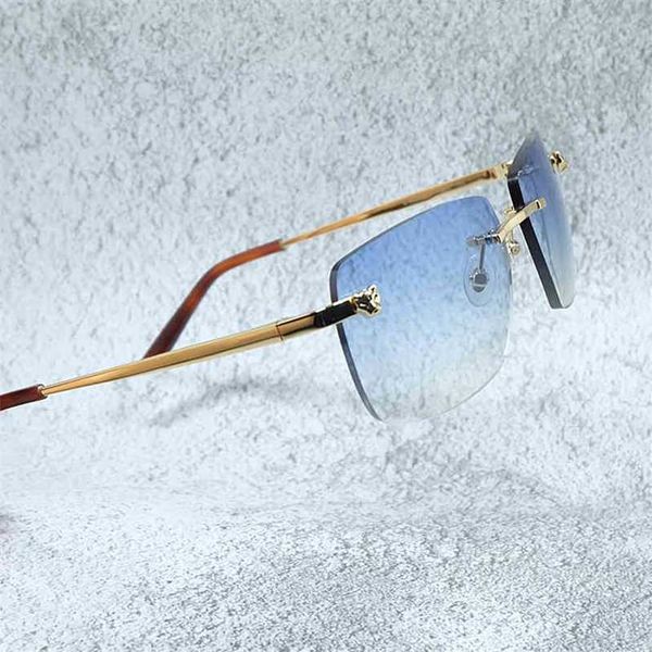 

2023 designer glasses model sun glasses for women fashion desinger panther mens vintage shades eyewear trending product lentes sol mujer sun, White;black