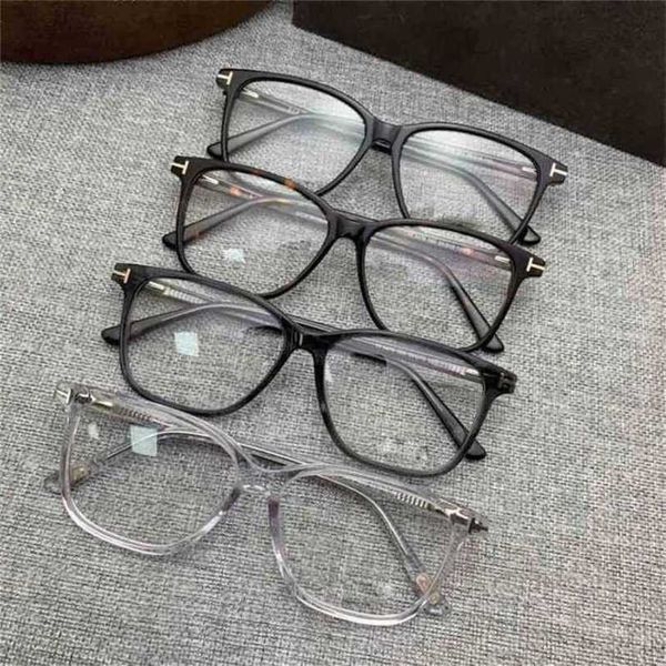 

women's luxury designer version plate spectacle frame myopia anti blue light flat lens, White;black