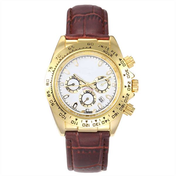 

wrist watch tape lao brand ditong wristwatch with work fashion men's three eye geneva watch, Slivery;black