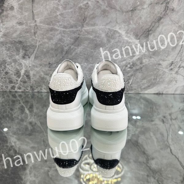 

2023 new men's casual shoes genuine leather thick shoes for women male sneakers men sneaker, Black