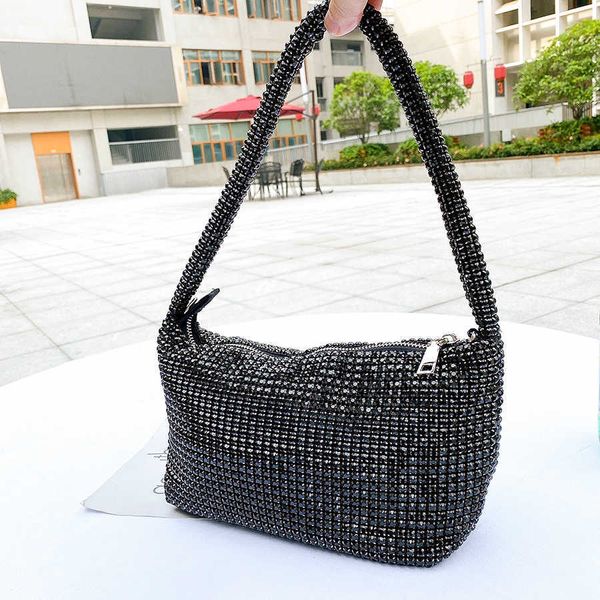 

evening bag rhinestone bag women silver diamonds clutch purses and handbags lad