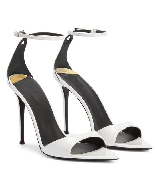 

summer luxury brand intriigo sandals shoes women strap pointed toe crossed strap stiletto heels party wedding luxury lady walking eu35-43, Black