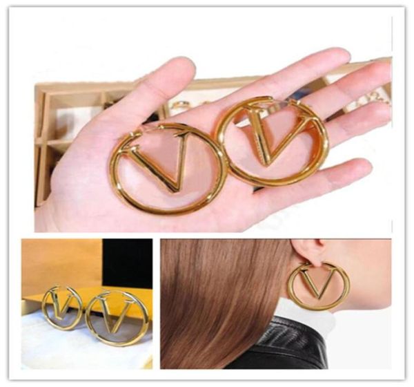 

luxury women wedding jewelrys charm earrings 18k gold ear studs luxury designers jewelry with gift box dust bag loulou9537826, Golden