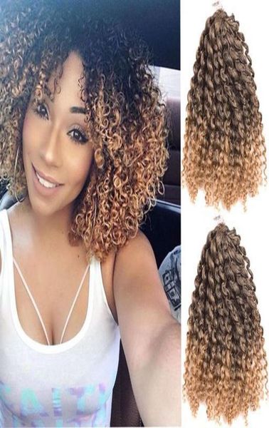 

curly crochet braids hair 8inch water wave mali bob crochet braiding hair 3pcsset kinky curl kanekalon braid hair ombre purple bu6026594, Black