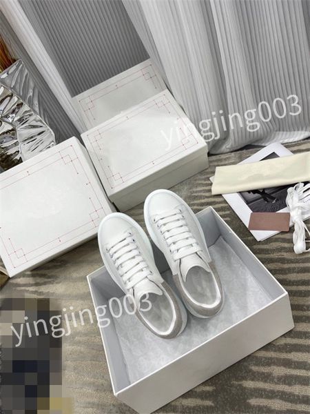 

2023 casual shoes classic men women calfskin shoes ceilingvintage sneakers reflective sneaker print leisure shoes hl210706, Black