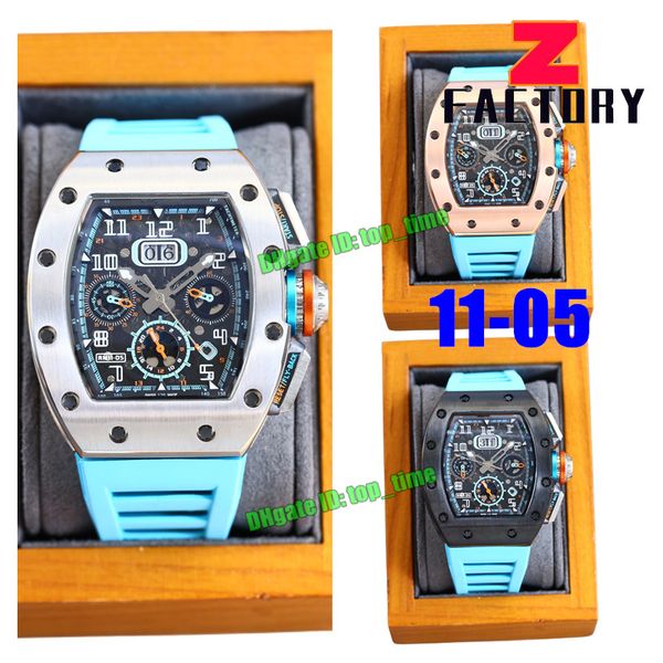 

z factory watches zf 11-03 stainless steel automaticr mens watch skeleton dial rubber strap gents wristwatches, Slivery;brown