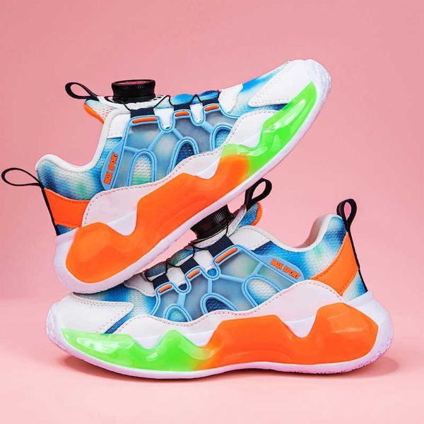 

athletic outdoor noctilucent children running shoes comfortable kids shoes fashion non-slip sneakers for boy girl's shoes p230404, Black