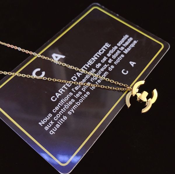

fashion women luxury design necklaces choker chains 18k gold plated stainless steel necklace pendant statement wedding jewelry accessories, Silver