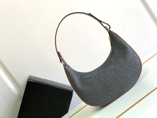 

10a hobos designer shoulder bags fashion luxury woolen embroidery bags handbags new style woman lady handbag crossbody bag cowhide classic h, Black;red