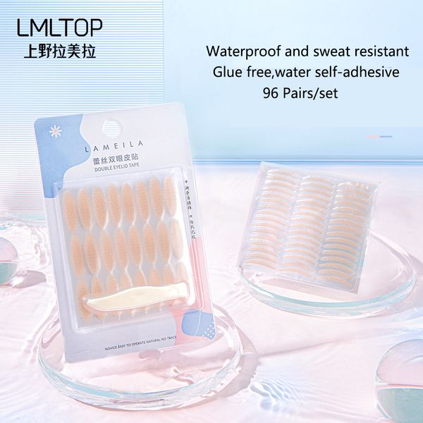 

96pairs invisible double eyelid tape self-adhesive transparent eyelid stickers slim/wide waterproof fiber stickers for eyelid