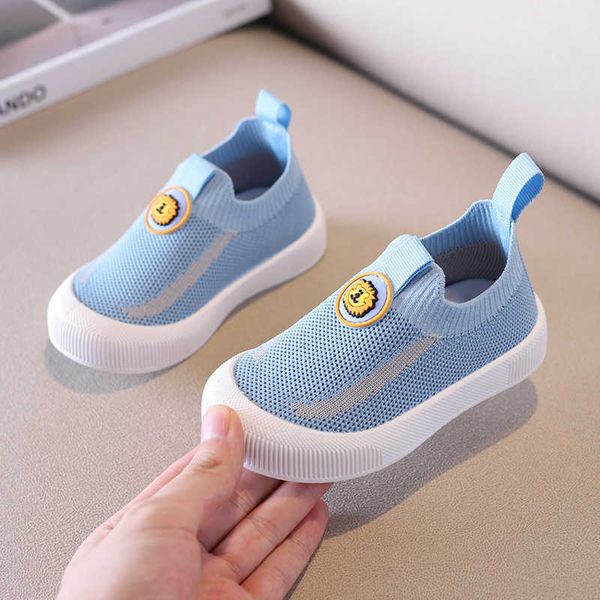 

athletic outdoor kids shoes boys girls casual summer breathable fashion baby soft bottom non-slip children sneakers p230404, Black