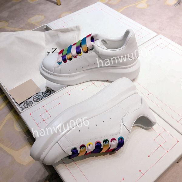 

new brand men women designer casual shoes real leather classic plaid trainers stripes shoe fashion trainer for man woman color sneakers, Black