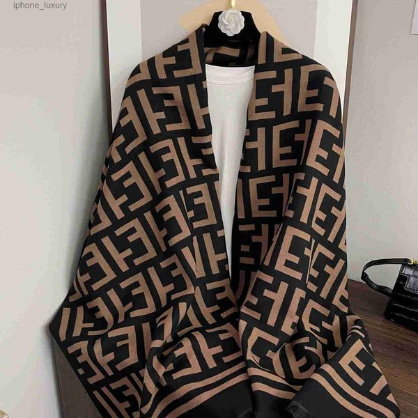 

scarves winter double sided scarf women cashmere warm pashmina foulard lady horse thick soft shawls wraps 11, Blue;gray