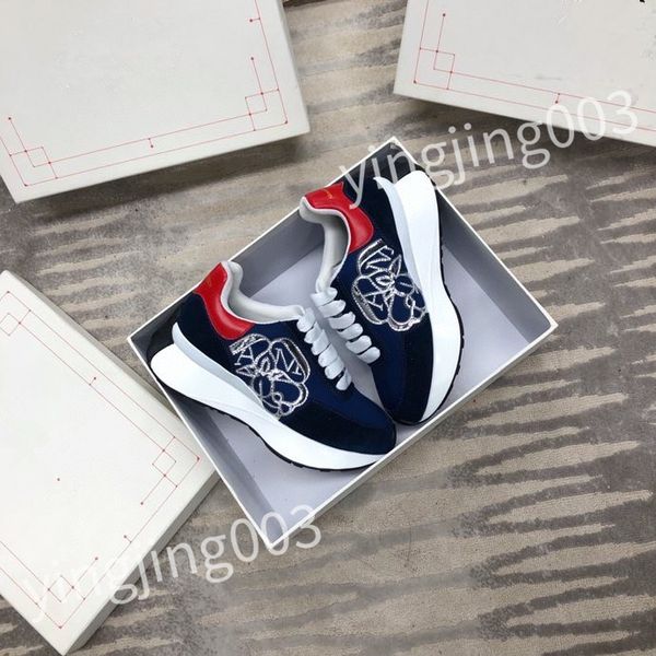 

womans shoe leather lace up men fashion sneakers white black mens womens luxury casual shoes chaussures espadrilles hl210713