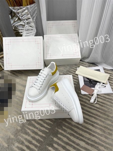 

2023 new luxury men womens fashion shoes lace-up flat platform designer sneaker black genuine leather air cushion sneakers hl210706