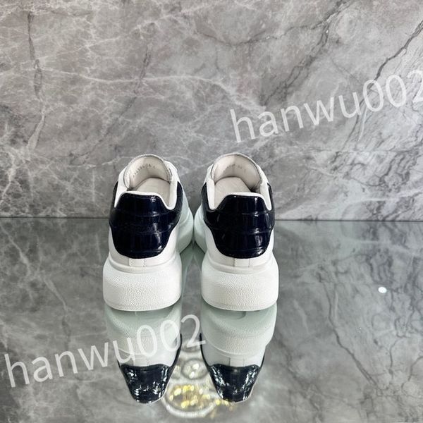 

luxury casual shoes women travel leather lace-up fashion lady flat designer running trainers letters woman shoe platform men gym sneakers, Black