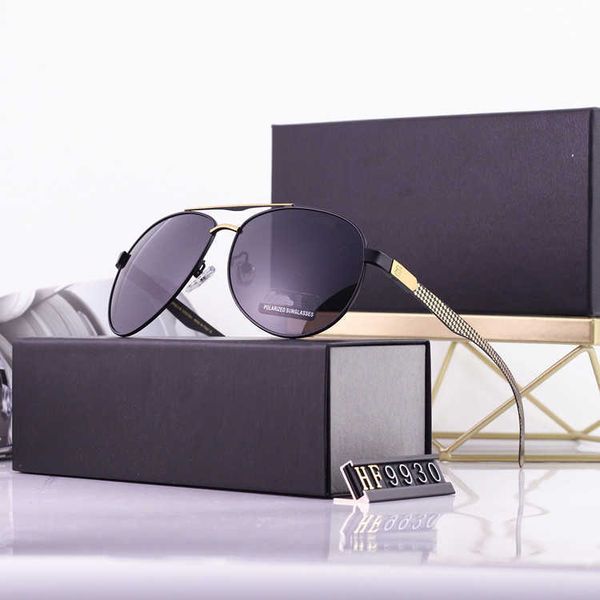 

sunglasses new polarized glasses metal model men's driving sunglasses, White;black