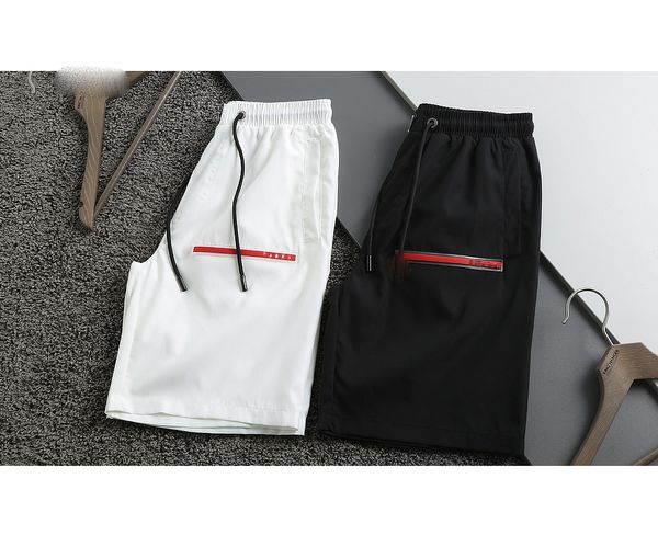 

men's shorts men shorts designer shorts swimwear beach swim trunks black and white summer fashion streetwear quick-drying swimsuit prin, White;black