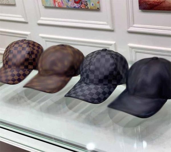 

luxury leather snapbacks outdoor baseball sport hats golf caps male female hat running cap whole3446151, Black;white