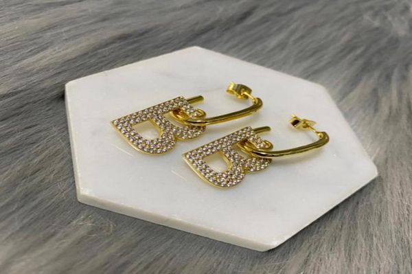 

fashion women earings designer jewelry luxurys designers earrings studs fashion des boucles d039oreilles earrings bb designer b9561623, Silver