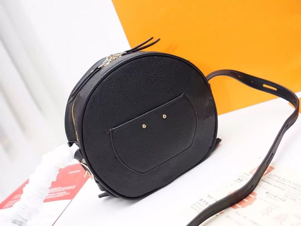 

original women nicolas ghesquiere boite chapeau souple bag real embossing fashion luxury bag clutches evening shoulder wallet sacoche pochet, Black;red
