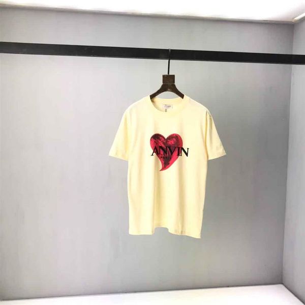 

2021ss spring and summer new high grade cotton printing short sleeve round neck panel t-shirt size m-l-xl--xxxl color black w211a, Black;brown