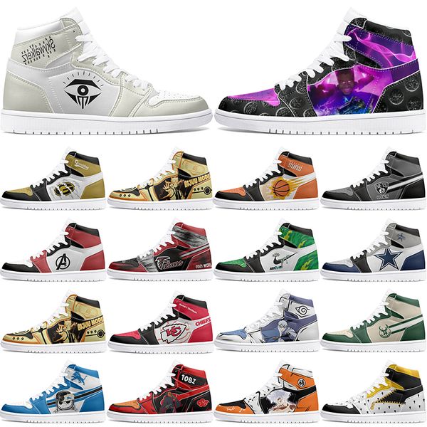 

new Customized Shoes 1s DIY shoes Basketball Shoes damping male 1 women 1 Hsome Anime Customized Character Sports Shoes Outdoor Shoes