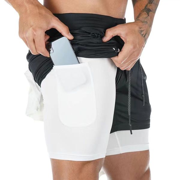 

new designer shorts summer gym shorts mens bodybuilding comfrotable breathable quick drying short mens casual summer running sweatpants spor, White;black