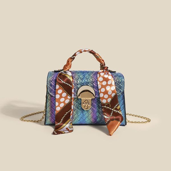 

silk scarf shoulder bag women new fashion small bag cross messenger bag fashion bag