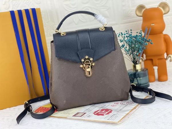

luxurys designers lady bags damier ebene saddle handbags flower purses women tote brand clapton genuine leather shoulder crossbody bag multi, Black;red