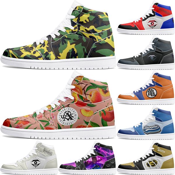 

New Customized Shoes 1s DIY shoes Basketball Shoes damping men women boys girl Anime Character Customization Personalized Trend Shoes