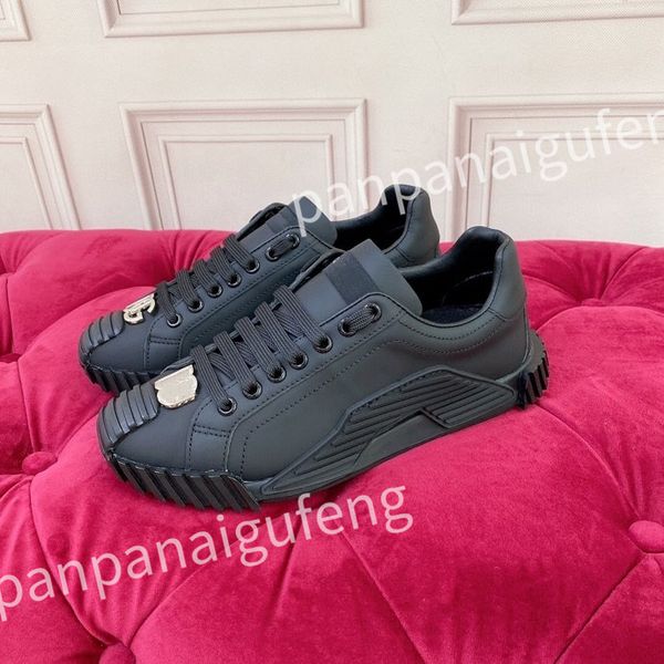 

2023 luxury leather casual business shoes fashion classic comfortable slip on spring autumn round toe, Black