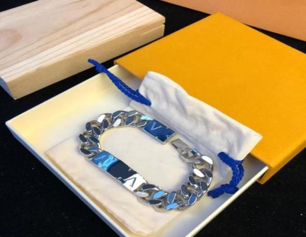 

brand letter bracelets men women boutique bracelet hand chains birthday party valentine039s gift wedding jewelry2774942, Golden;silver