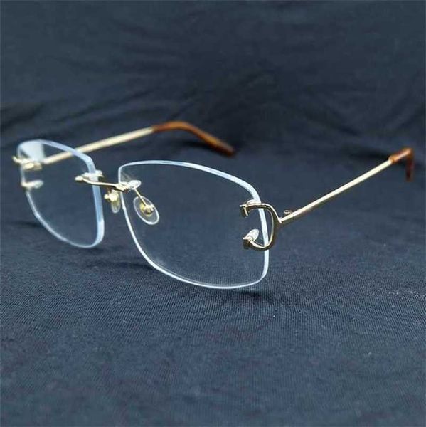 

20% off for luxury designers fashion clear eye glasses accessories for women vintage rimless square eyeglasses optical spectacles frame, White;black
