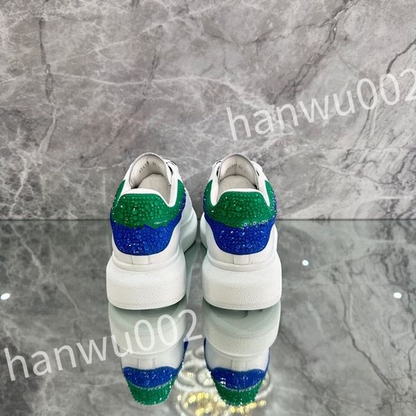 

2023 new excellent designer sneakers men women casual shoes trainers luxury calfskin sneaker fashion platform solid heighten shoe, Black
