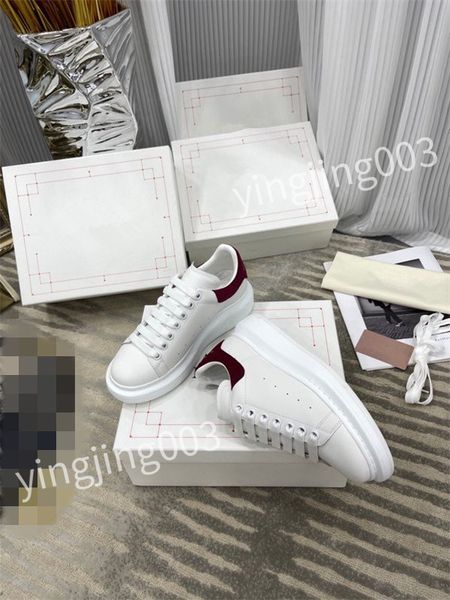 

2023 new men womens fashion shoes lace-up flat platform designer sneaker black genuine leather air cushion sneakers hl210706
