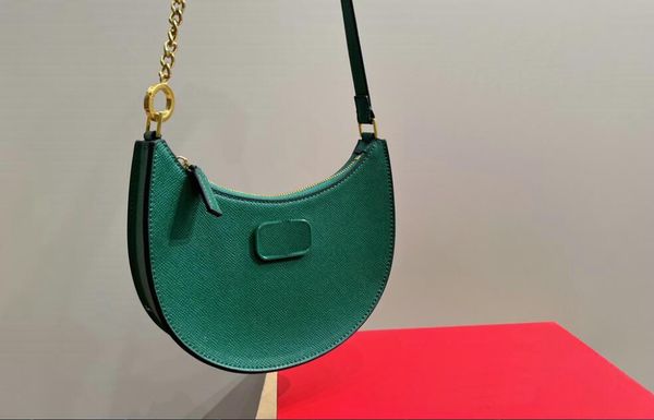 

women half-moon bag full-grain textured/smooth calf leather tote designer zip closure crossbody luxury hobo handbags shoulder bags purse