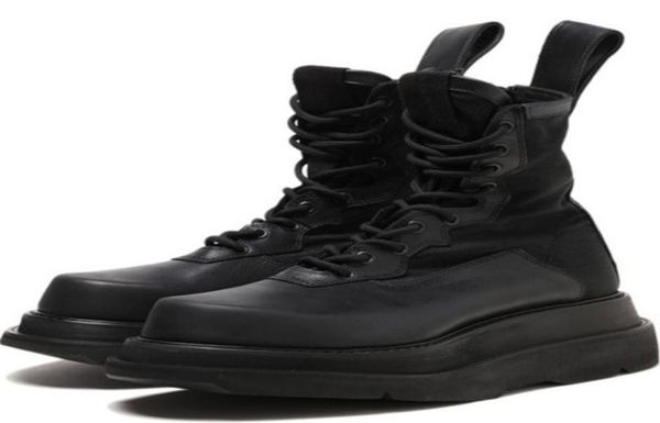 

high fashion genuine leather men039s western boots fashion retro causal persional new list artin boots5533261, Black