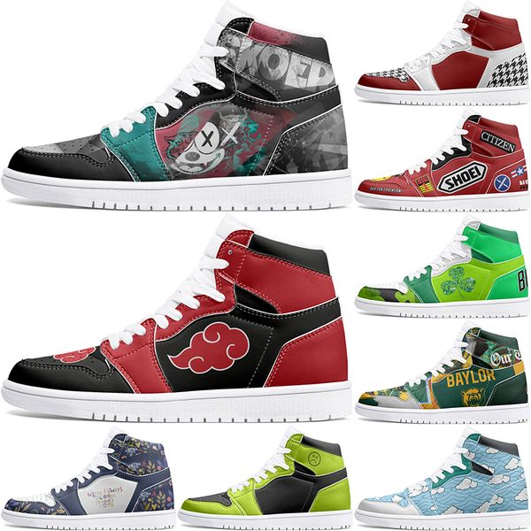 

New Customized Shoes 1s DIY shoes Basketball Shoes boys girls Anime Character Customization Personalized Trend Outdoor sneaker sports