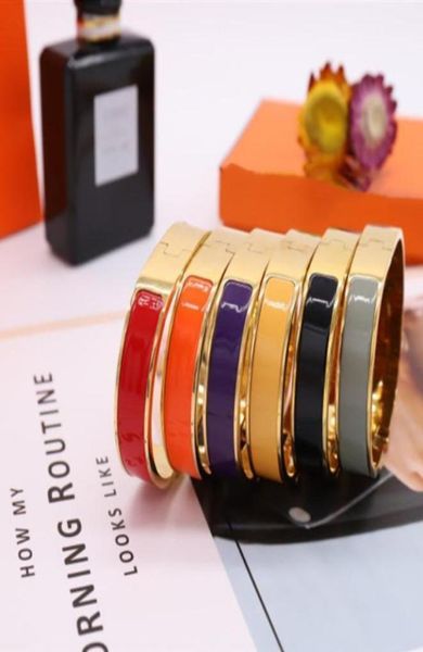 

design bangle man mens bracelet designer jewelry 15 color gold buckle bracelets stainless steel 1719 size for men an4042213, Black