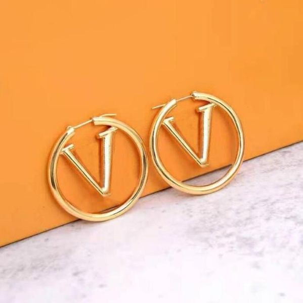 

new fashion womens big circle simple earrings hoop earrings for woman 696284, Golden;silver