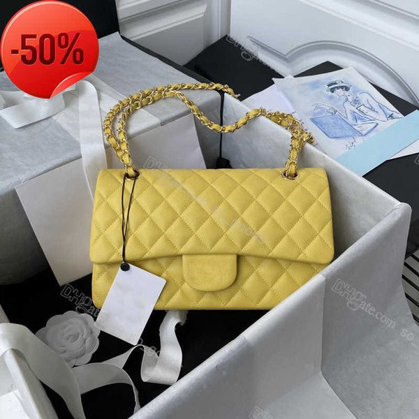 

evening bags shoulder designer 7a classic flap chain bag women caviar grain cowhides leather fashion handbag cross bodyfe