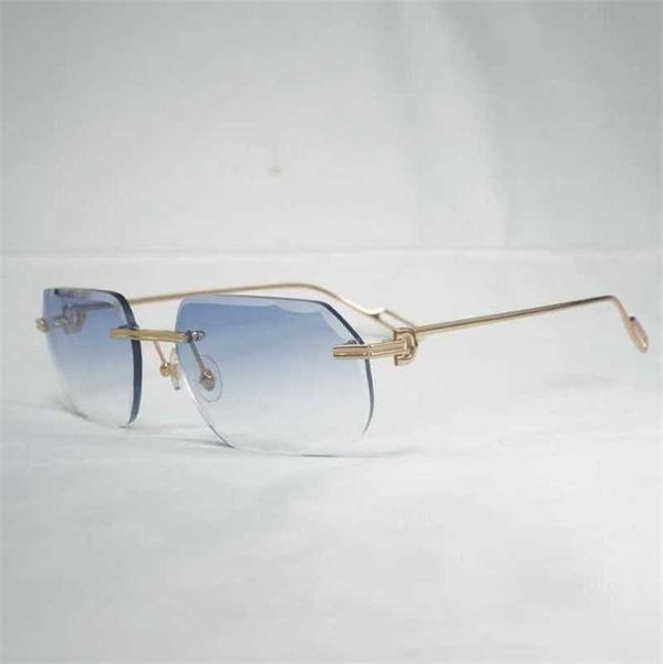

20% off for luxury designers vintage rimless square men oculos diamond cutting lens shape shade metal frame clear glasses for reading gafas, White;black
