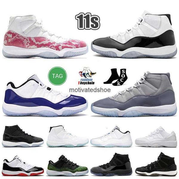 

luxury jumpman11 basketball shoes 11s men women j11 snakeskin - pink metallic sie bred 23 legend blue platinum tint concord heir black ruj2