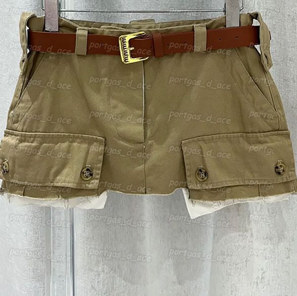 

casual women dress skirts short skirts for women summer skirt with belt, Black