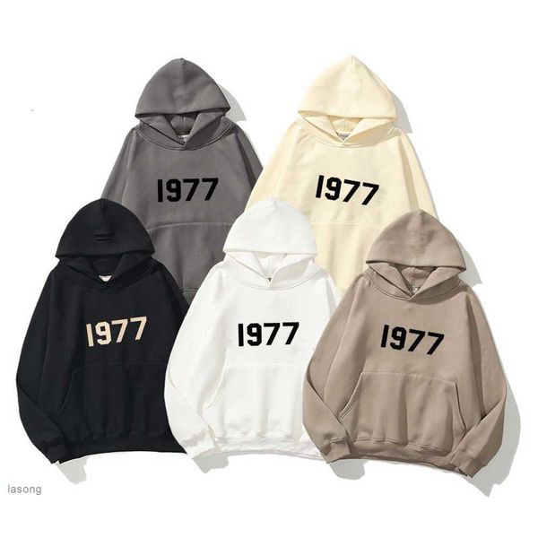 

23ss essen hoodie mens women hoody winter warm designer hoodies fashion streetwear pullover sweatshirts loose hooded jumper clothingd8vz, Black