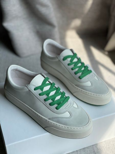 

women shoes leather suede sneakers lace-up real ps, Black