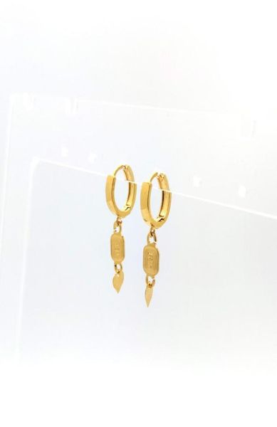

ladies 18 k stamp yellow gold gf rococo heart padlock drop dangles solid earrings new gift wholehearted6145424, Silver